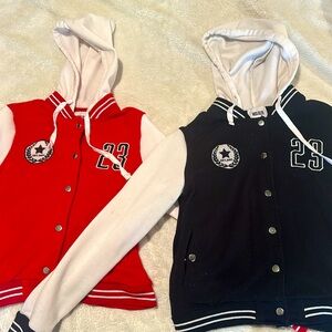 Women’s Medium Black And Red Jackets